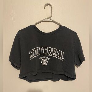 Garage Graphic Crop Top